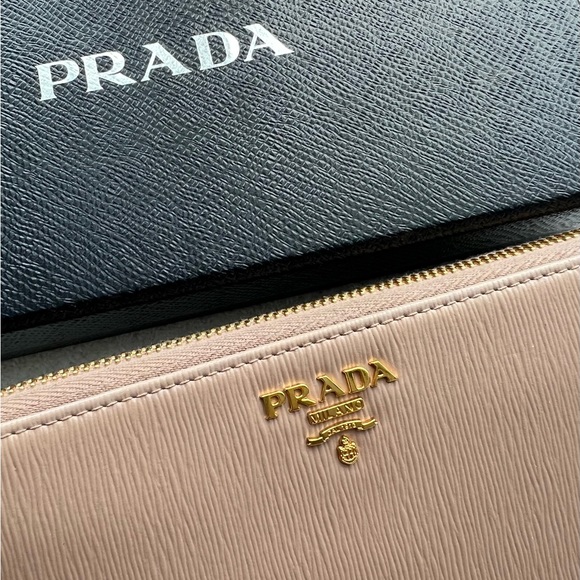 Prada Long Saffiano Leather Wallet - Picture 4 of 5